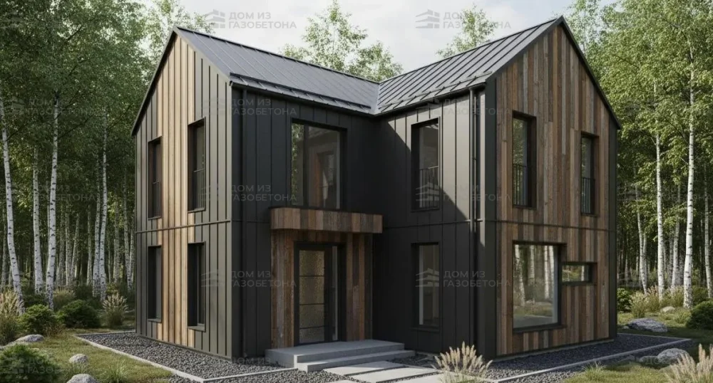 Проект Двухэтажный дом 17 на 12, 266 м2