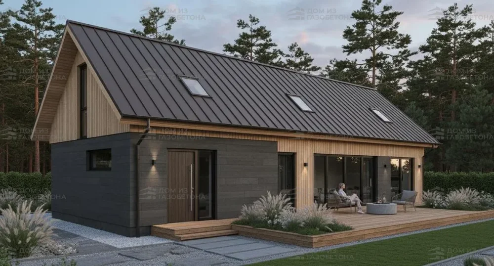 Проект Двухэтажный дом 13 на 11, 177 м2