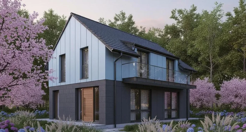 Проект Двухэтажный дом 19 на 12, 224 м2