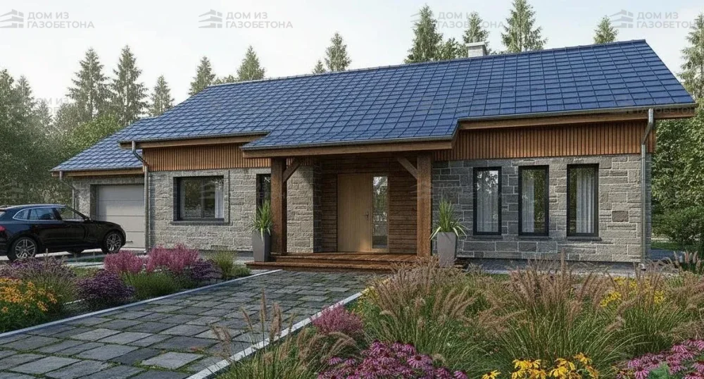 Проект Одноэтажный дом 18 на 12, 142 м2