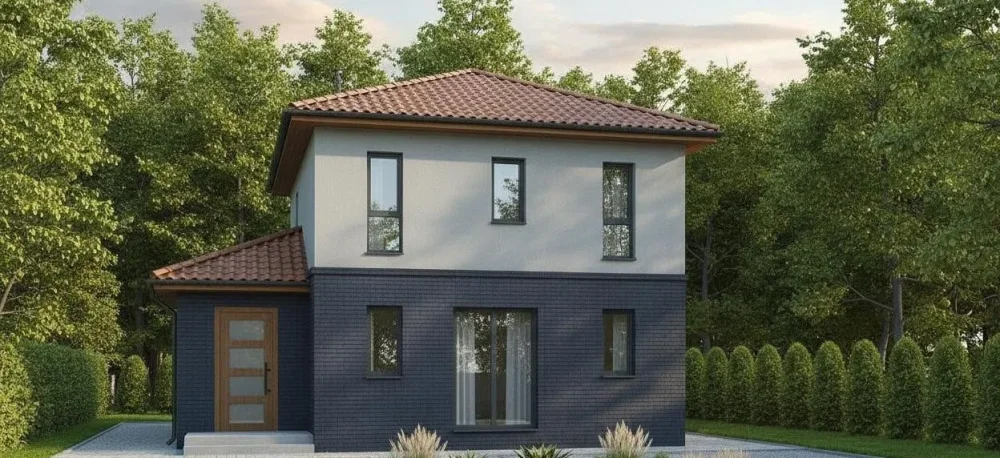 Проект Двухэтажный дом 9 на 15, 122 м2