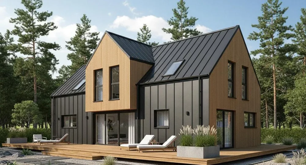 Проект Двухэтажный дом 14 на 12, 169 м2