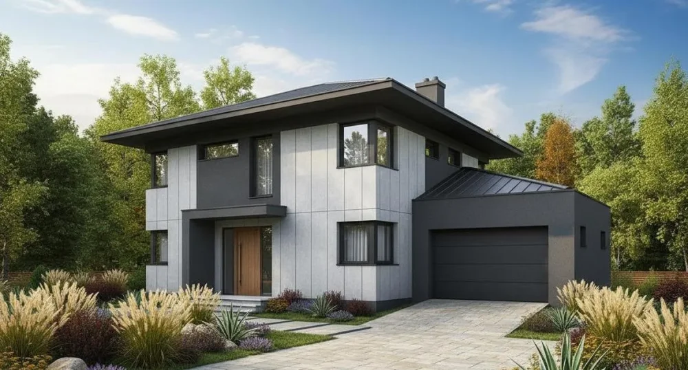 Проект Двухэтажный дом 15 на 13, 163 м2