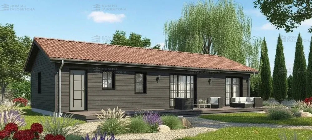 Проект Одноэтажный дом 18 на 9, 111 м2